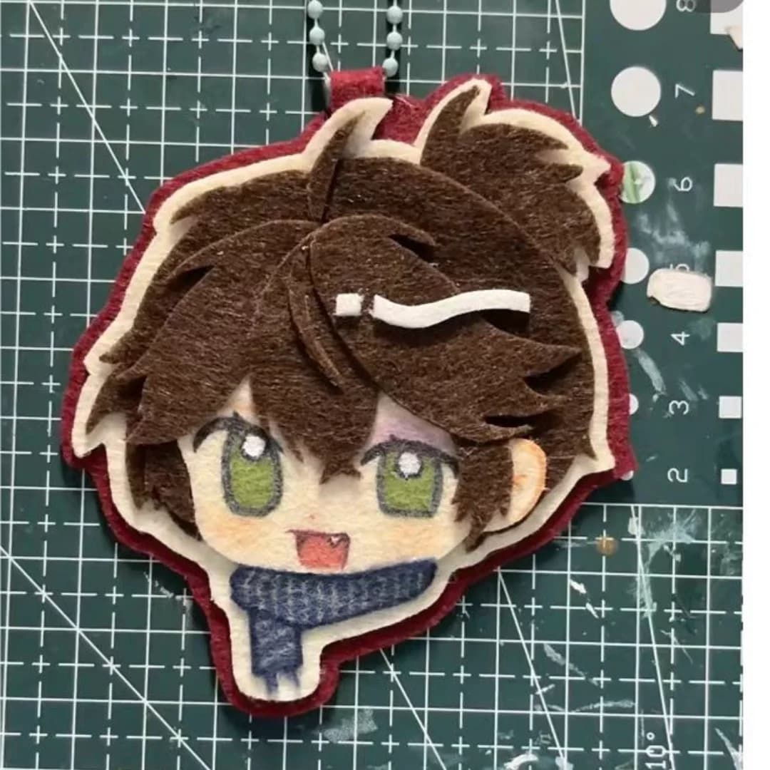 Anime Identity V Luca Balsa Cosplay Nice keychain in nonwoven fabric with backpack pendant with bag pendant gift ornaments