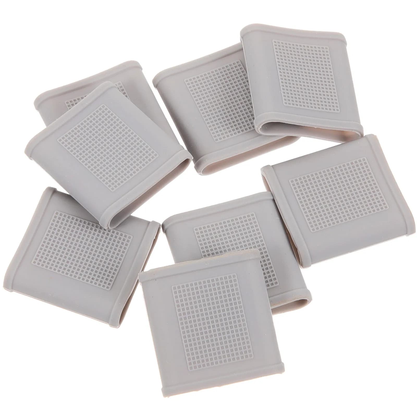 8Pcs Non-Slipping Finger Protector Soft Silicone Wear-Resistant Finger Band for Golf Fishing Baseball Basketball Training