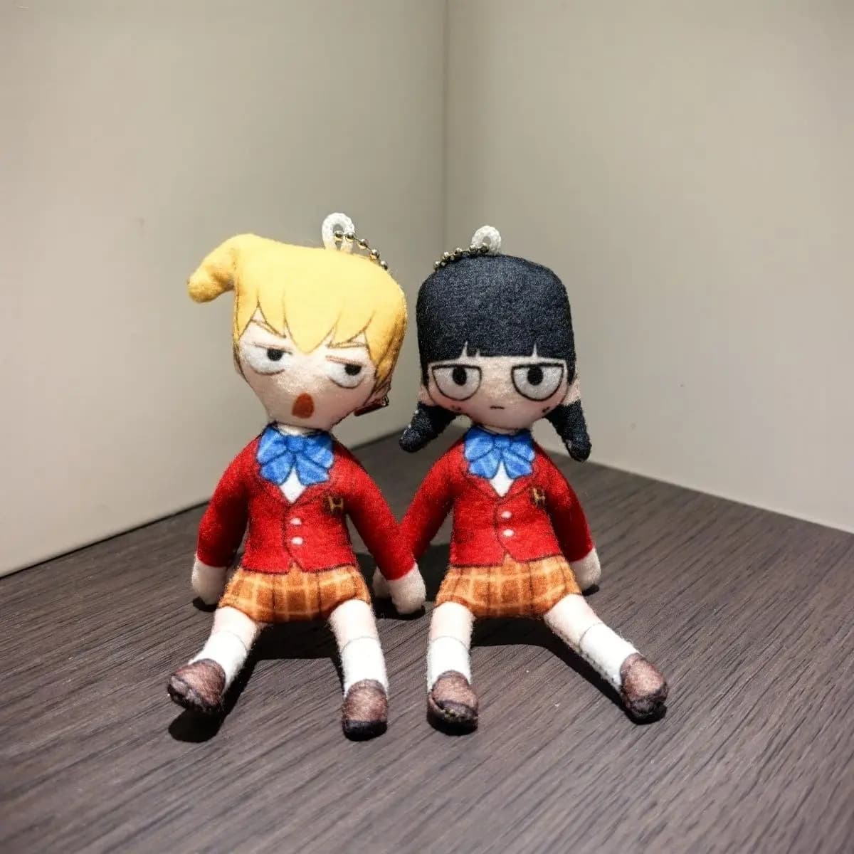 Ciondolo per Zaino con Scheletro in Filo Metallico, 11cm, Stile Astratto Ratto, Shigeo Kageyama Arataka Reigen