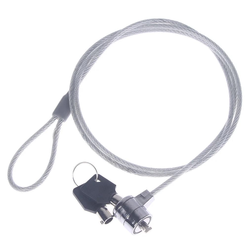 Lucchetto per laptop da 1,2 m Blocco per computer portatile Blocco di sicurezza Sicurezza Cina Catena portacavi con chiave Notebook Pc Laptop Blocco antifurto