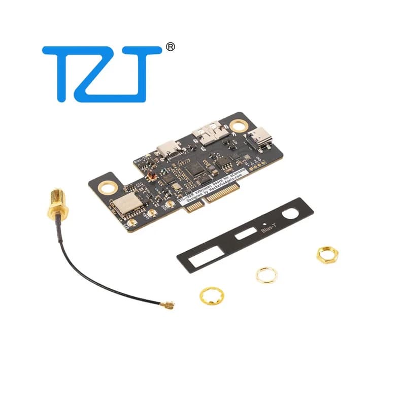 TZT RTL-SDR/LoRa/GPS/RTC/USB Hub Multifunctional Expansion Board without/with Antenna Mount Module for uConsole