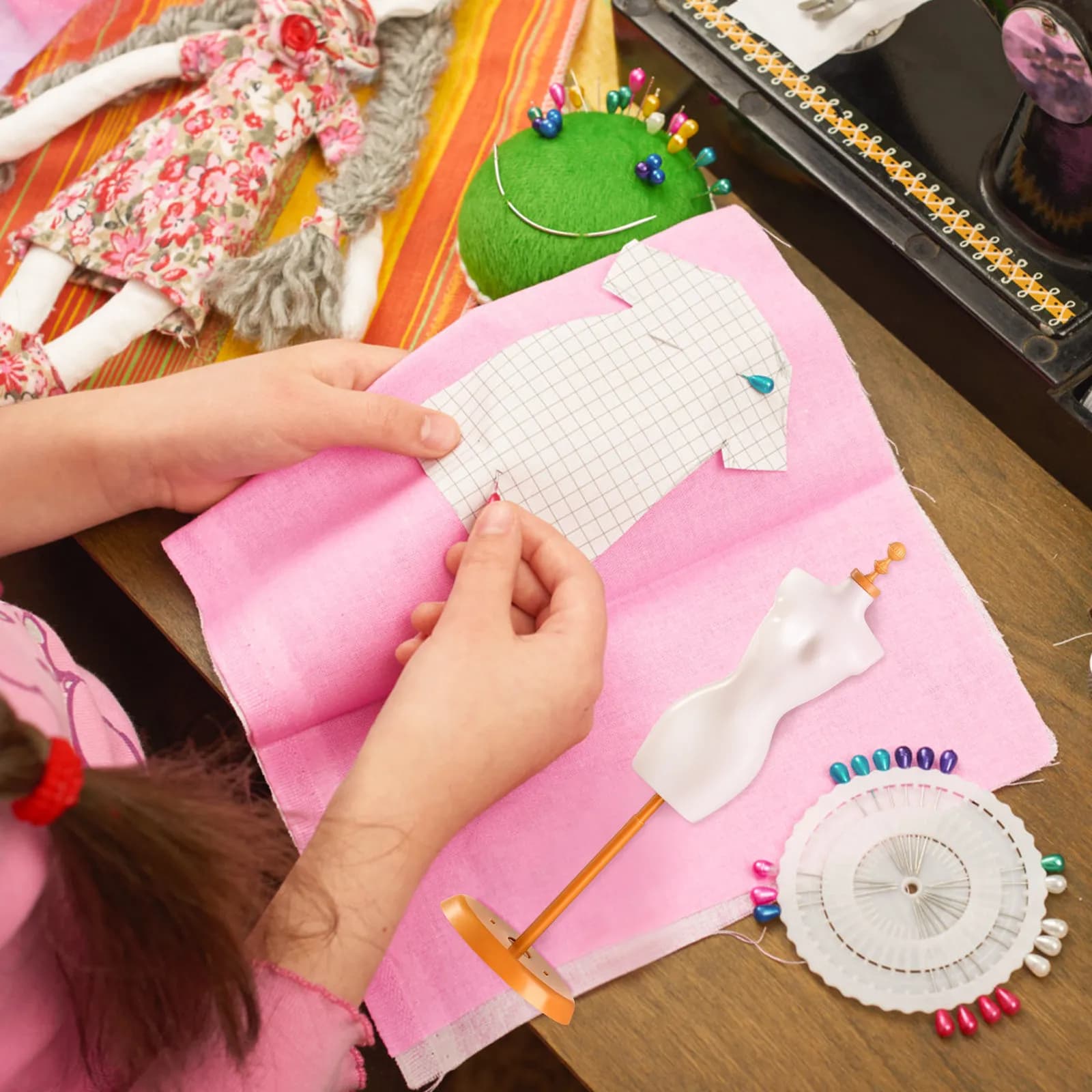 4 Pezzi Mini Espositore per Vestiti, Supporto per Abiti, Manichino, Espositore per Gioielli, Accessorio per Fotografia e Decorazione Casa