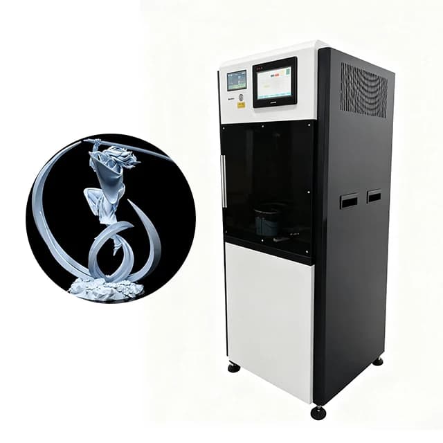 Efficient Heat Dissipation System Installed Small 3D DLP Top-Down Printer With UV Printing Resin