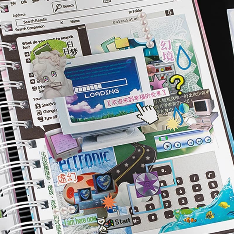 Rich Elements Memory Scrapbook Kit, Nostalgic Healing Craft Supplies, Must-Have for DIY Lovers & Ideal Gift