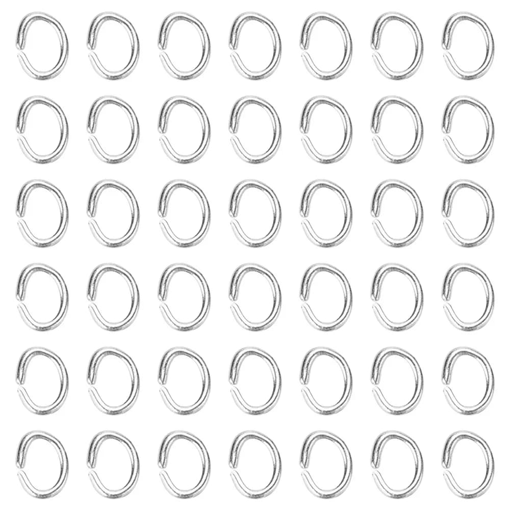 300 Pezzi Anelli Aperti in Rame, Piccoli Accessori per Creazione Gioielli, Anelli di Connessione Fai-da-te per Bracciali e Collane