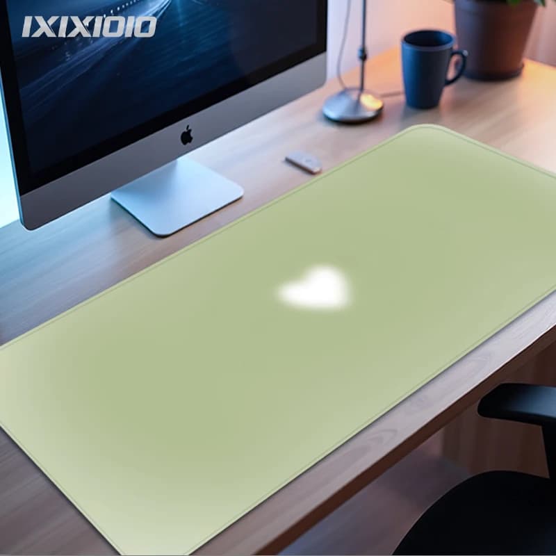 Lovely Green Mouse Pad Gaming XL Custom New Computer Large Mousepad XXL Desk Mats Non-Slip Office Carpet Table Mat