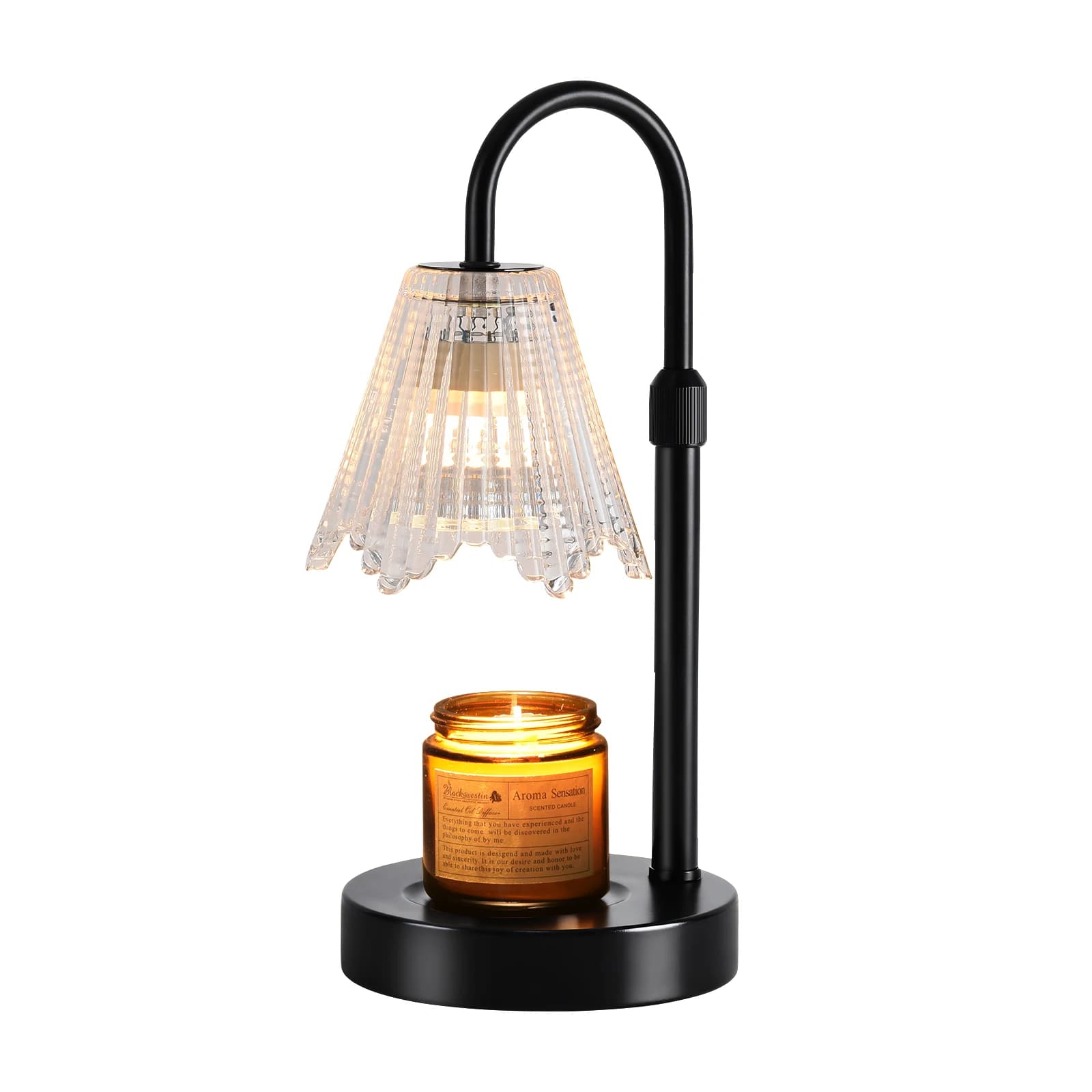Lampada Riscaldante Retrò per Candele - Scaldacera Intelligente con Timer e Dimmer, Lampada Scioglicera Sicura ed Energeticamente Efficiente, Adatta per V