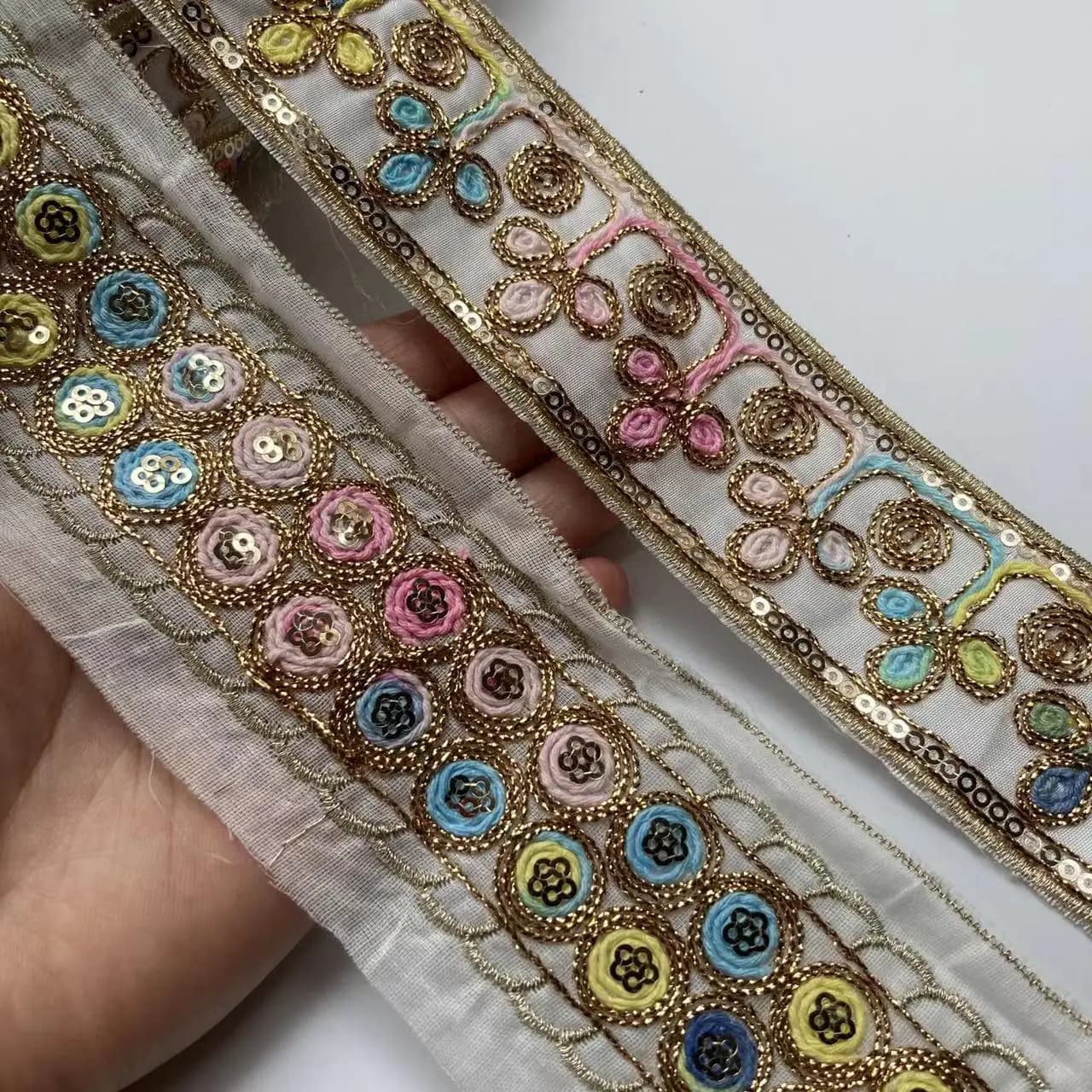 1 metro tessuto di pizzo con paillettes ricamo nero fiore pizzo paillettes cucito per borse scarpe artigianali tessuti di abbigliamento fai da te pizzo voile svizzero