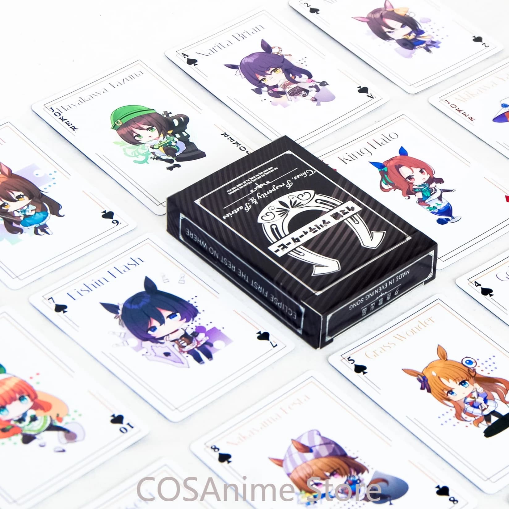 Uma Musume Pretty Derby ‌ Carte da Gioco in Carta con Temi Anime Giapponesi, Gioco da Tavolo Creativo, Collezione per Cosplay, Regalo