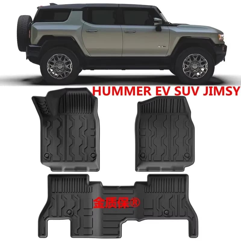 Utilizzare per GMC HUMMER EV SUV tappeto per auto HUMMER EV SUV tappetino per bagagliaio Set completo Trim per Adattarsi per HUMMER EV SUV tappetino impermeabile