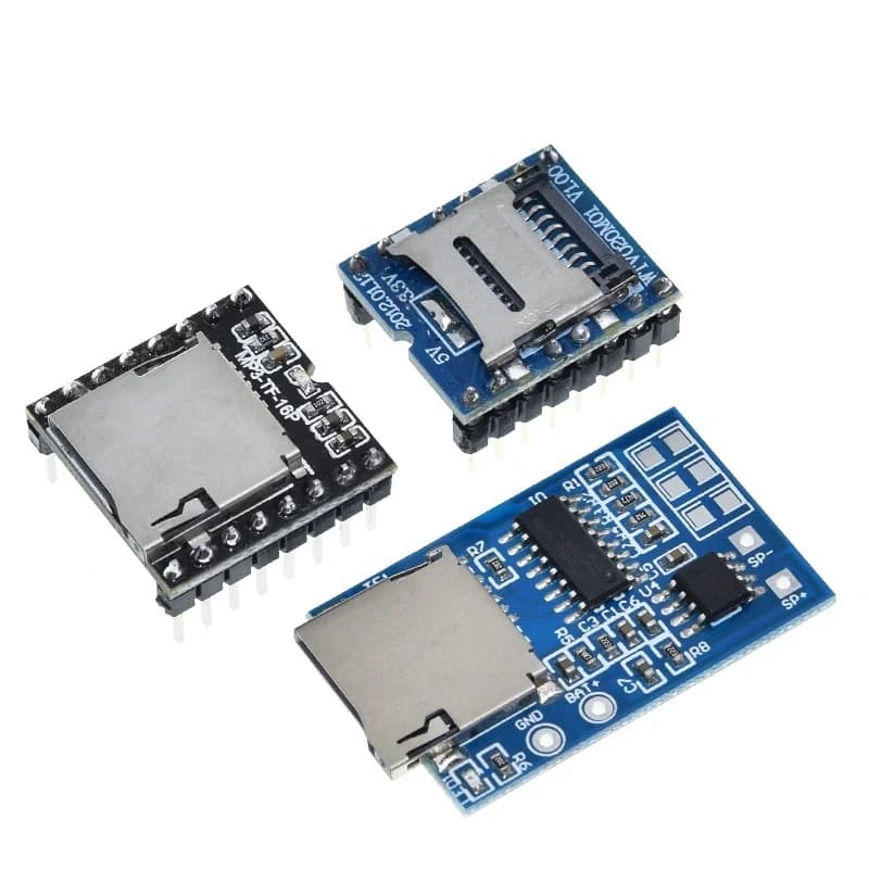 WTV020 GPD2846A Mini MP3 Player Module TF Card MP3 Sound Module Voice Module For Arduino GM Power Supply Module