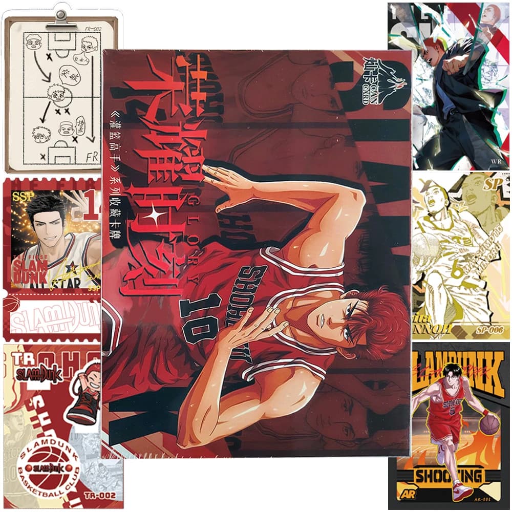 Carte da Collezione Slam Dunk: Edizione Limitata Anime Manga per Competizioni di Basket, Regali e Giocattoli per Ragazzi e Ragazze