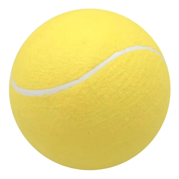 Size 6-8.5 Yellow Inflatable Giant Tennis Balls Promotional Sports Toy