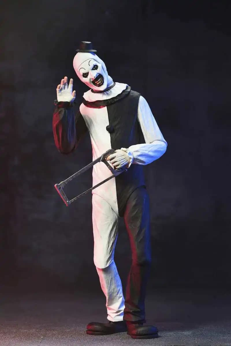 Neca 45251 Terrifier Art The Clown 7 Inch Action Figure Horror Movie Character Movable Joint Model Collectible Display Toy Gift