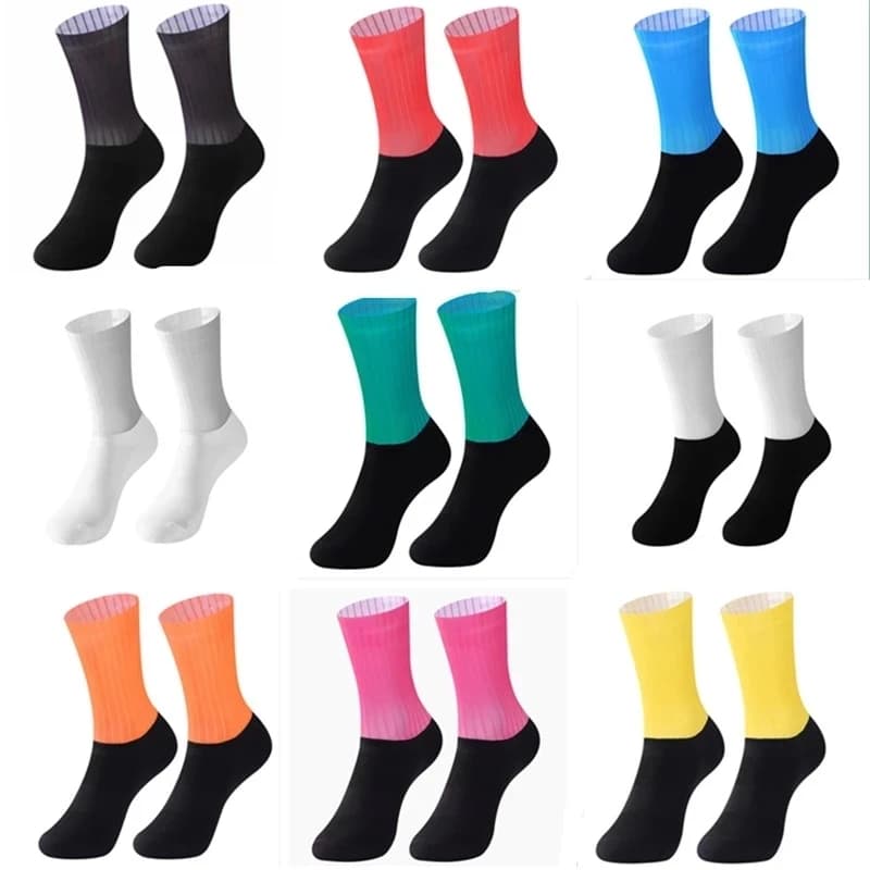 New Aero Bike Team socks, seamless anti-slip cycling socks, road bike socks, outdoor racing bike socks