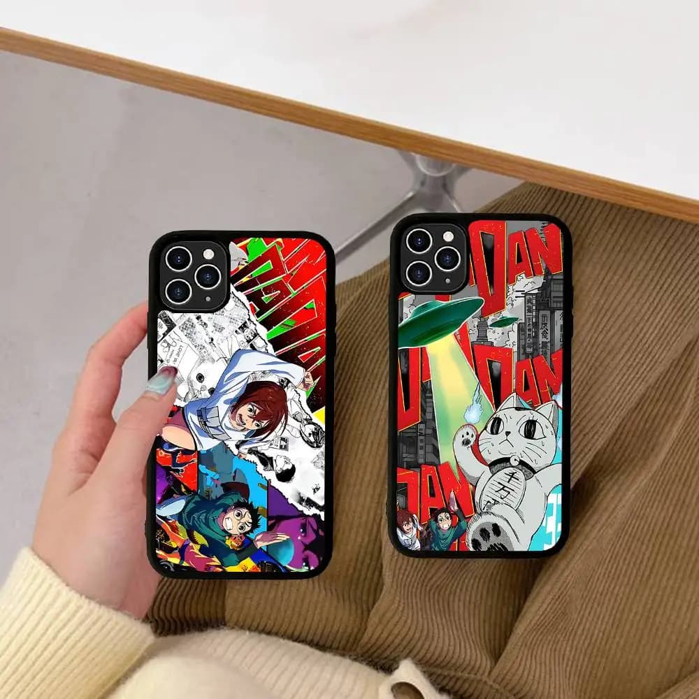 Japanese Anime D-Dandadanes Phone Case For IPhone 17 16 Pro Max Air 13 12 Mini 14 15 Plus 11 PC+TPU Back Cover