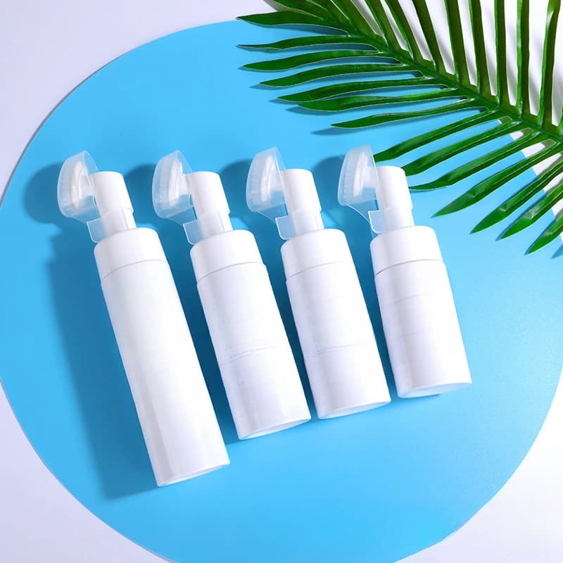 100ml Vuoto Detergente Viso Mousse Schiuma Gel Testa Spazzola di Lavaggio Bottiglia di Schiuma Tipo di Pressione Latte Detergente Schiuma di Sapone Pompa Dispenser