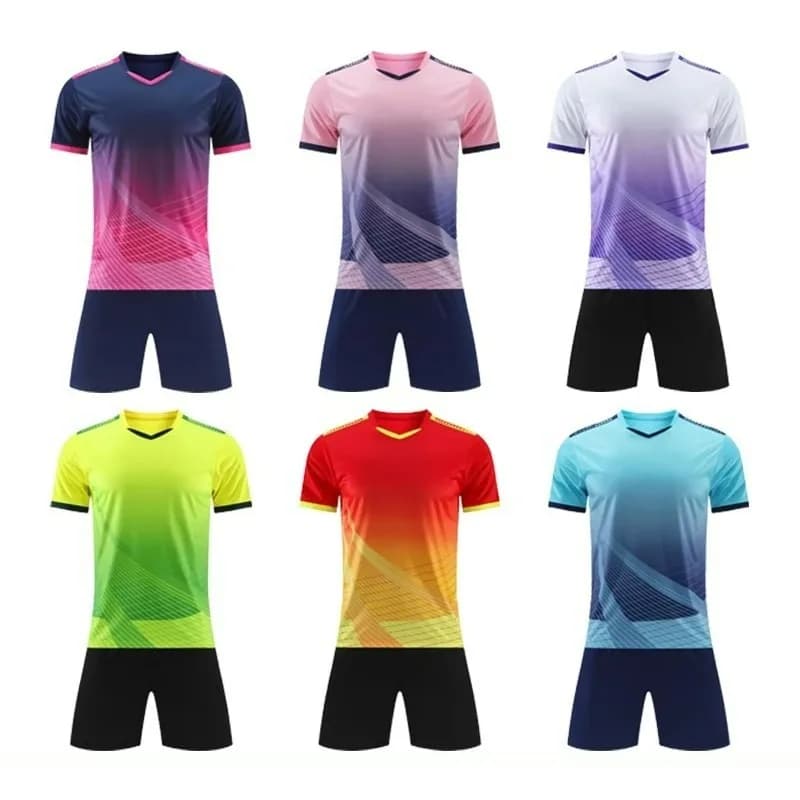 Completo da Calcio in 2 Pezzi, Abbigliamento Sportivo Casual per Uomini Adulti e Bambini, Uniforme da Allenamento per Squadre