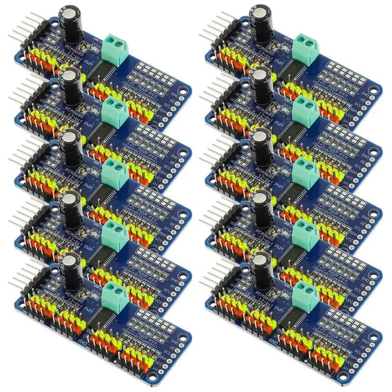 10Pcs PCA9685 16 Channel 12-Bit PWM Servo Motor Driver IIC Module For Arduino And Raspberry Pi-AEF7
