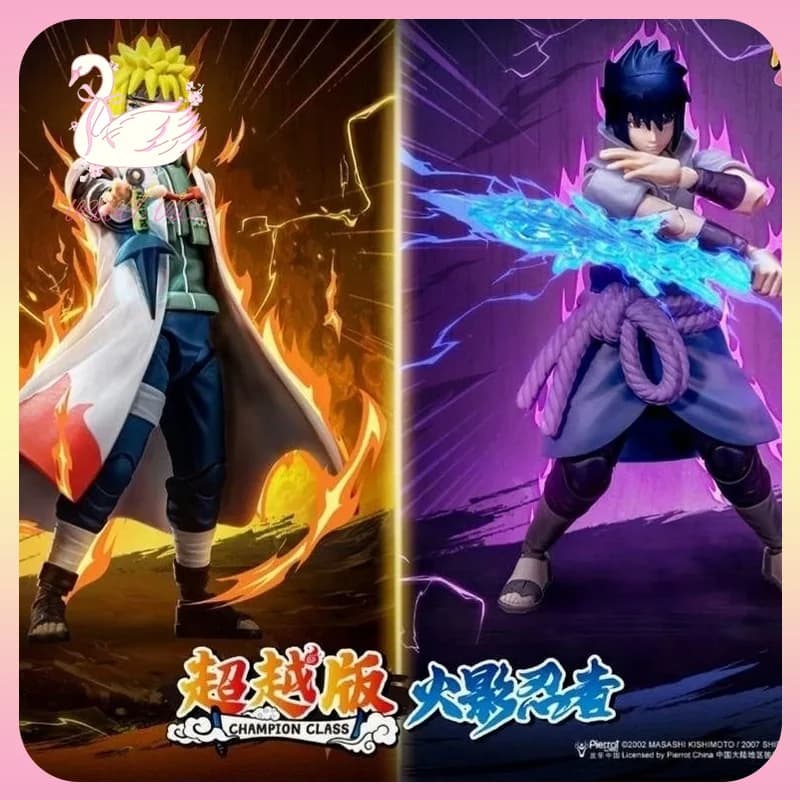 Original Blokees Hero Naruto Champion Class Figures Blind Box Uchiha Sasuke Anime Peripheral Collection Toys Boys Gifts
