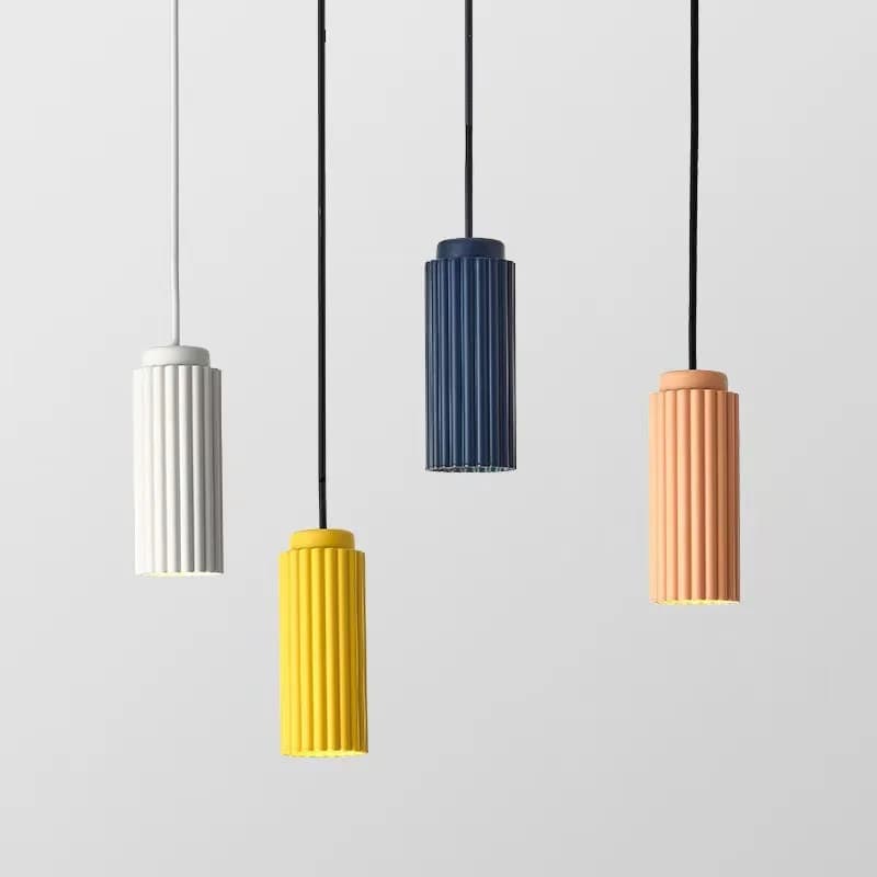 Lampade a sospensione moderne e minimaliste Ristorante Bancone bar Camera da letto Soggiorno Tubo di fiori di pruno Lampadario piccolo a testa singola
