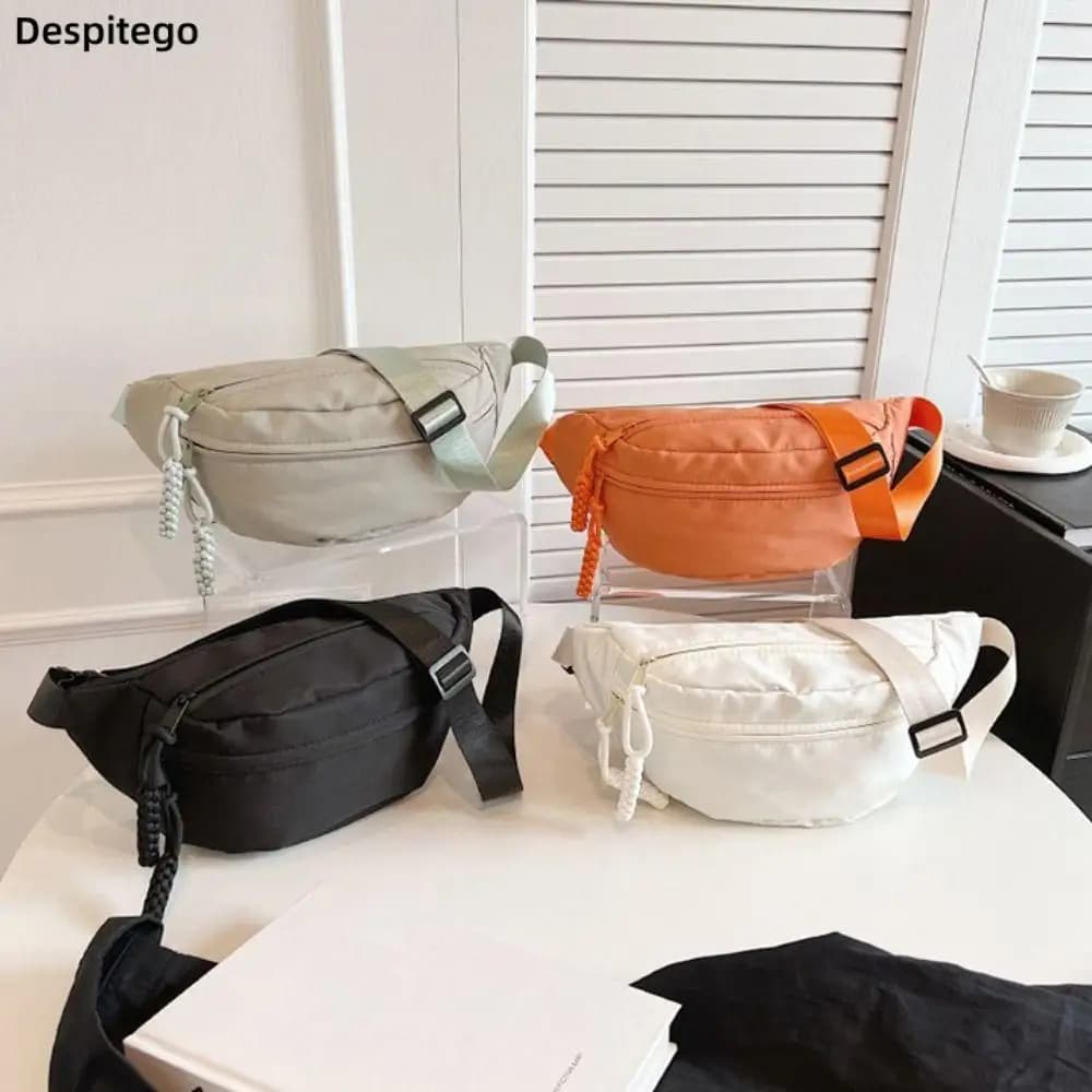 Half moon Casual Waist Bag for Women Waist Waist Bag
