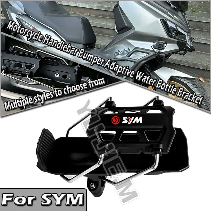 Motorcycle Handlebar Bumper Adaptive Water Bottle Bracket For SYM JOYMAX Z 125/250/300 MAXSYM 400i 600i TL500