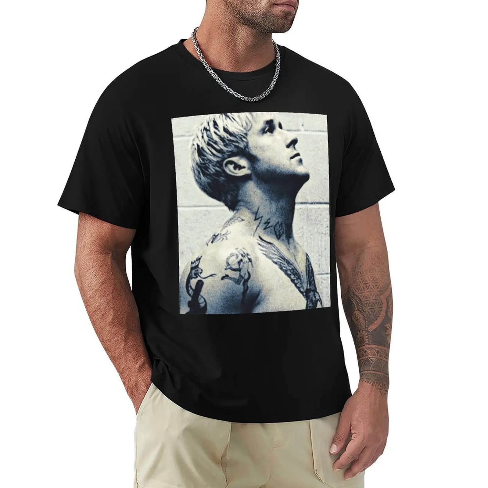 BW Luke Glanton Deleted scene T-Shirt Casual Trendy Short Sleeve T-Shirt