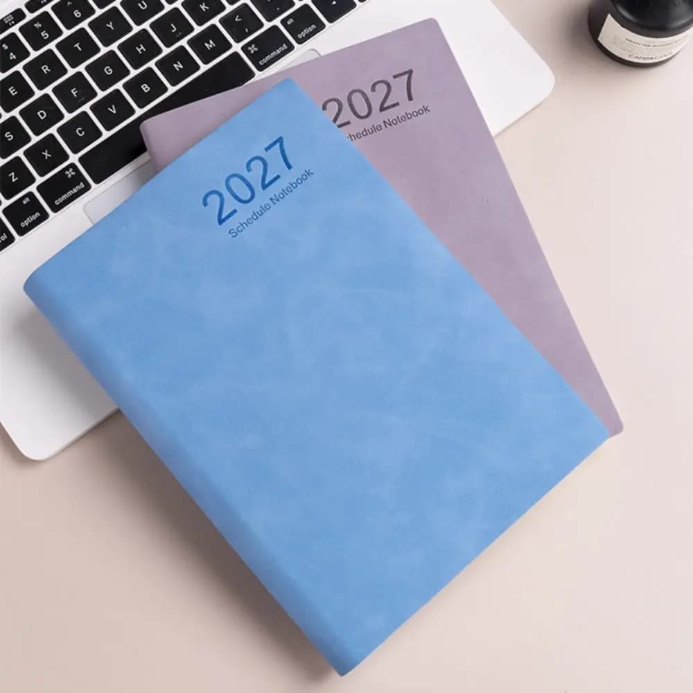 Agenda Multifunzione A5 2027, 365 Giorni con Pagine di Pianificazione Mensile e Settimanale, Taccuino per Efficienza, Agenda per Studenti