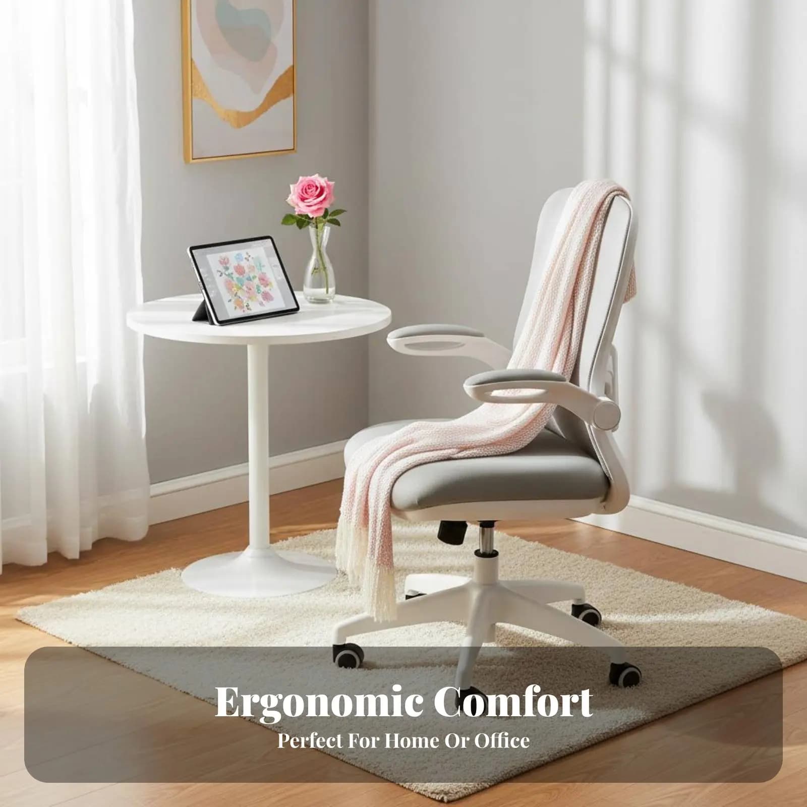 Sedia da Gaming Ergonomica Highspine con Supporto Lombare, Reclinabile, Poggiatesta Regolabile per Donna, Ufficio e Studio