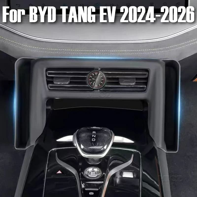 Car Styling per BYD TANG EV TANG Orologio Scatola di immagazzinaggio di controllo centrale Aria condizionata Vent Organizer Decorazione 2024 2025 2026