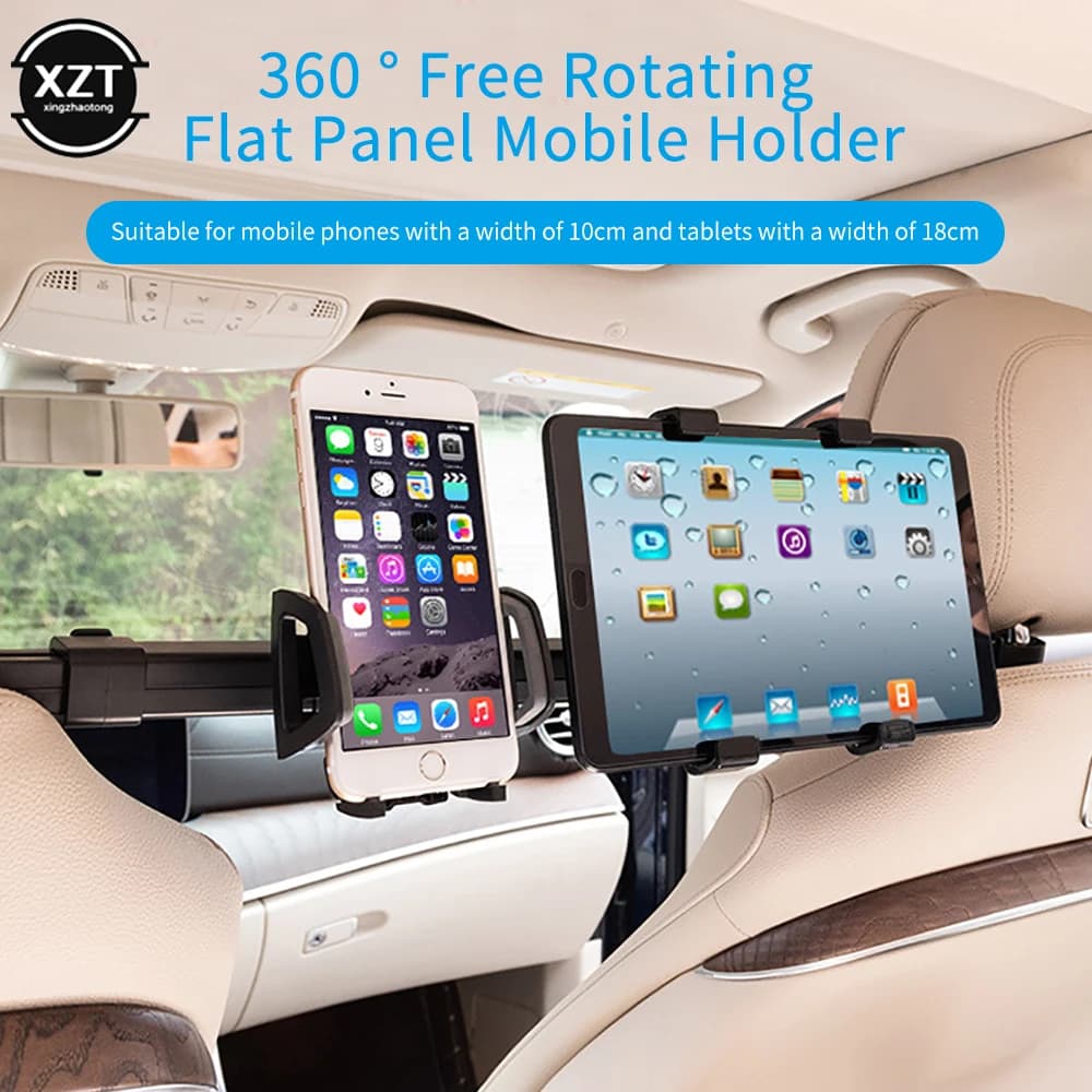 2 in 1 supporto per Tablet per auto supporto per supporto per auto supporto per poggiatesta per sedile posteriore per camion supporto per telefono per iPad sedile posteriore universale