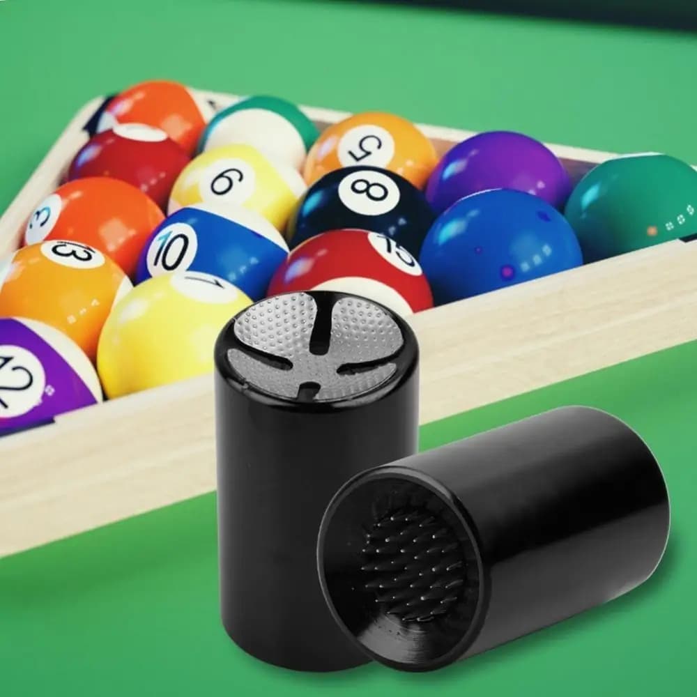 Strumento 2 in 1 per Punte da Biliardo in Alluminio Dorato, Modellatore per Stecche da Pool Nero, Modellatore per Punte da Biliardo a Doppia Funzione, Riformatore di Punte