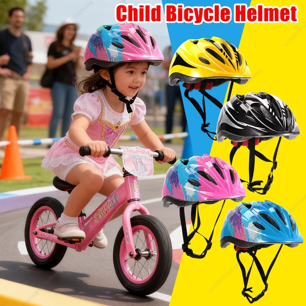 Children's MTB Road Bike Helmet Children's Safe Ultralight Cycling Helmet for Kids Head Protection Skating Helmet for Riding Outdoor Sports Copricapo