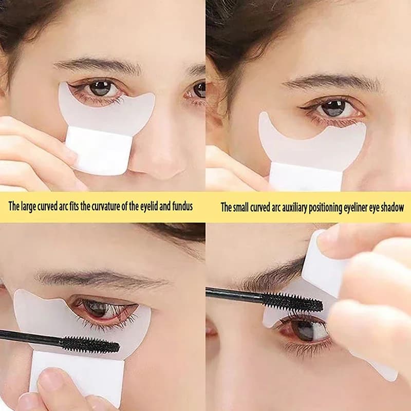 Eyeliner Model Mascara shield applicator Multifunctional Silicone Brush Eyelash Tape Tool for Eye Makeup Help for Eye Makeup Wholesale