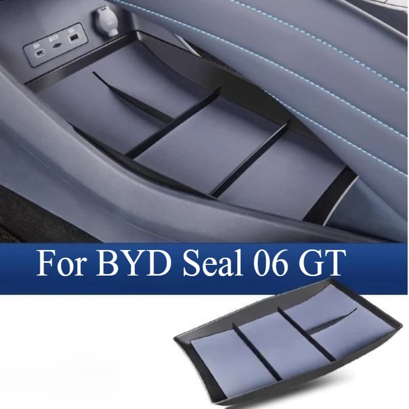 Scatola portaoggetti per porta in TPE e tasca per slot per porta per BYD Seal 06 GT - Accessorio per organizer per interni auto