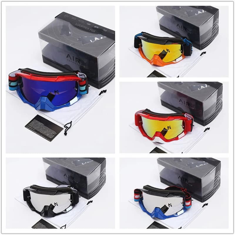 1 Set Motocross Combination Mountain Bike ATV UTV MTB Motorcycle Goggles Running Offroad Mask for helmet Gafas