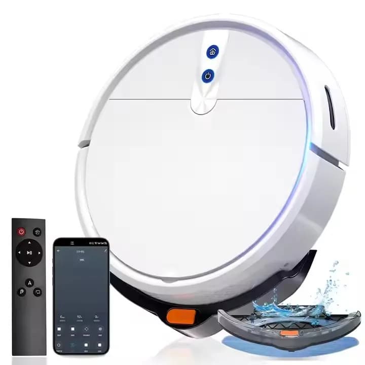 Hot Sell F503 Smart Vacuum Cleaner Robot Intelligent Floor Sweeping, Self-Cleaning Mop, HEPA & LDS, Battery-Powered Dry Cleaning