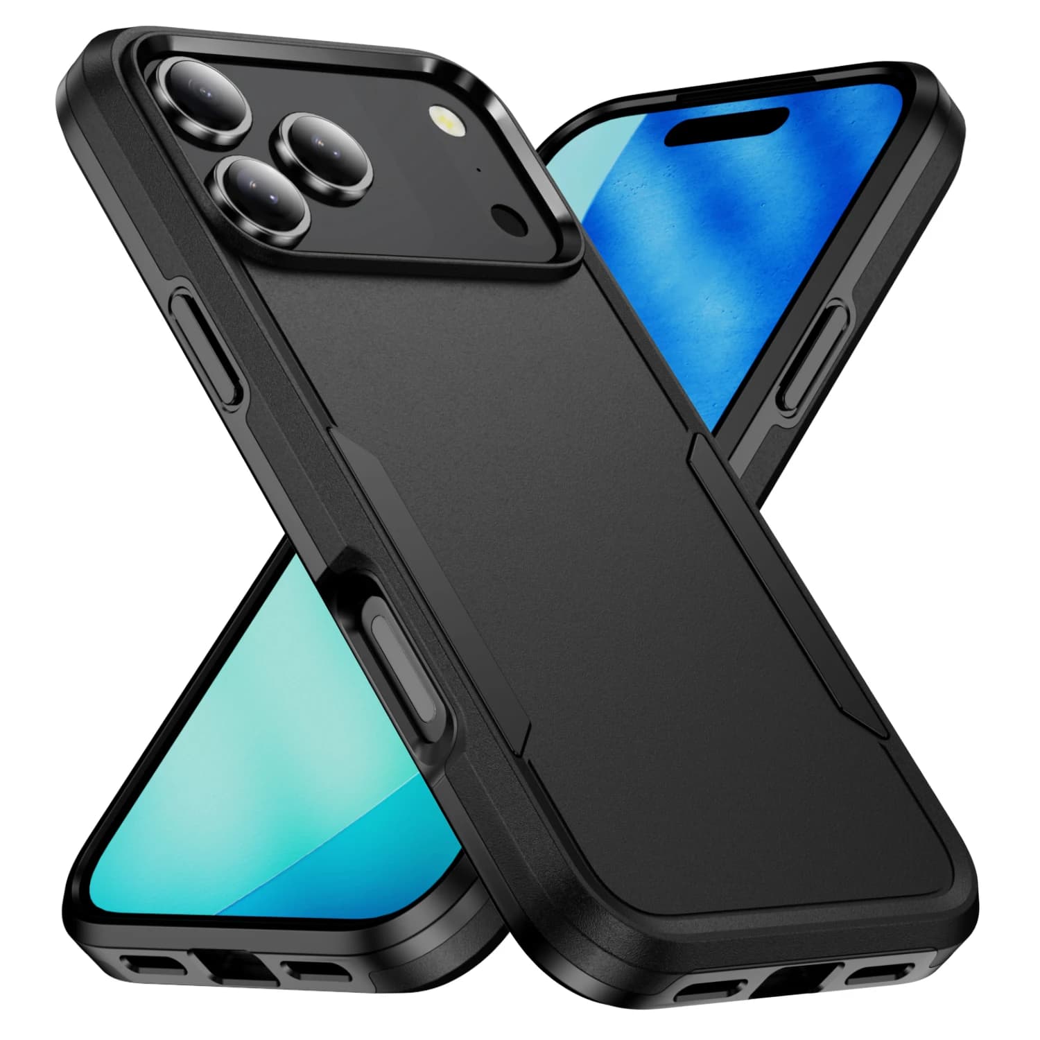 Custodia per armatura antiurto di grado militare per Iphone 17 Pro Max 17 Air 16 16e 15 14 Plus 12 13 Iphone17 Iphone16 Custodie per cellulari