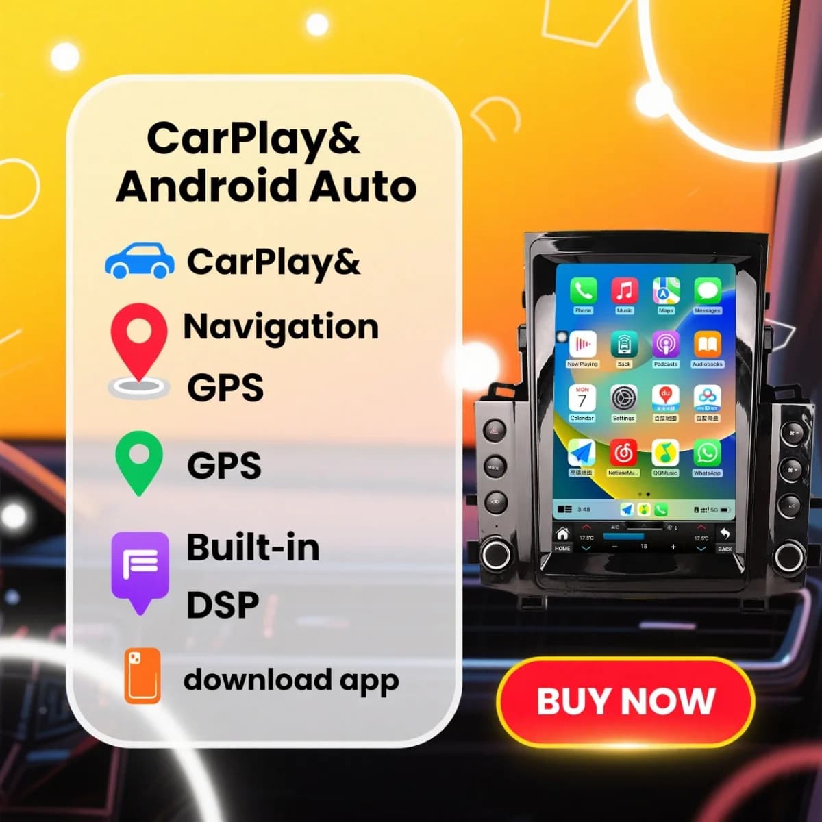 Head unit Screen Car Radio Android13 Multimedia player For Lexus LX570 LX 570 2007-2013 GPS Navigation Stereo Video Carplay Auto