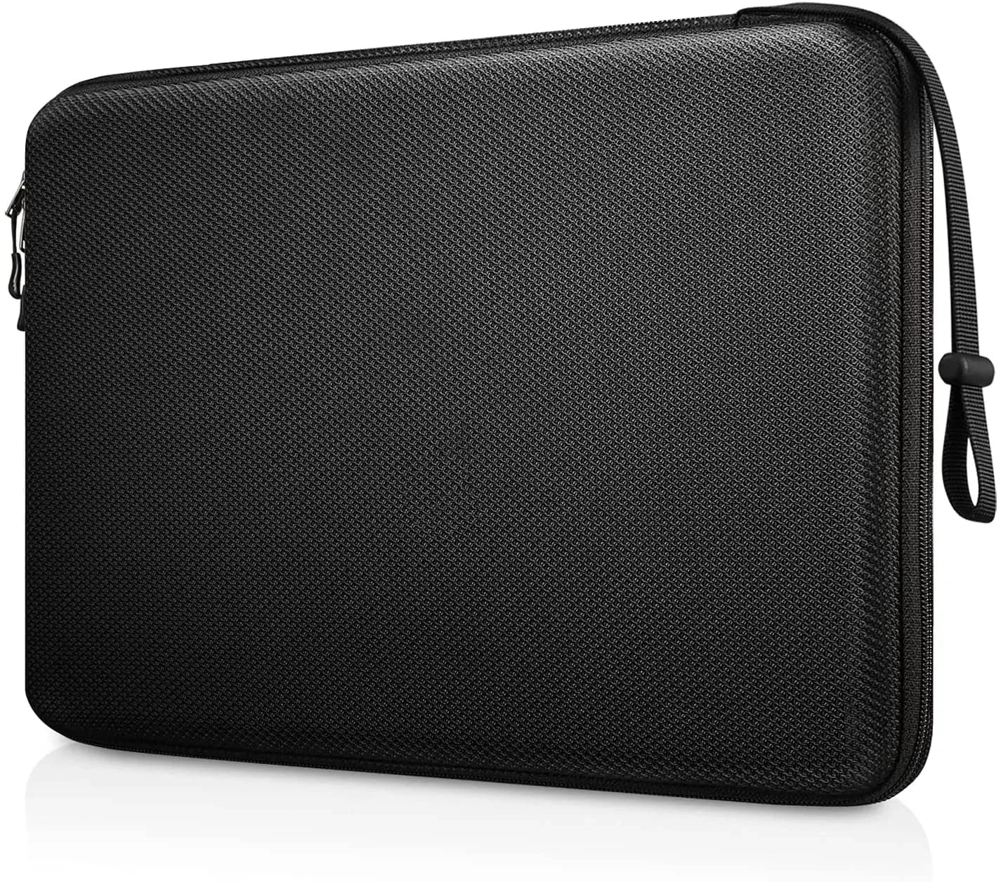 Custodia protettiva per laptop da 13-15,6 pollici antiurto, custodia protettiva in EVA impermeabile nera, con cinghie di trasporto e maniglia