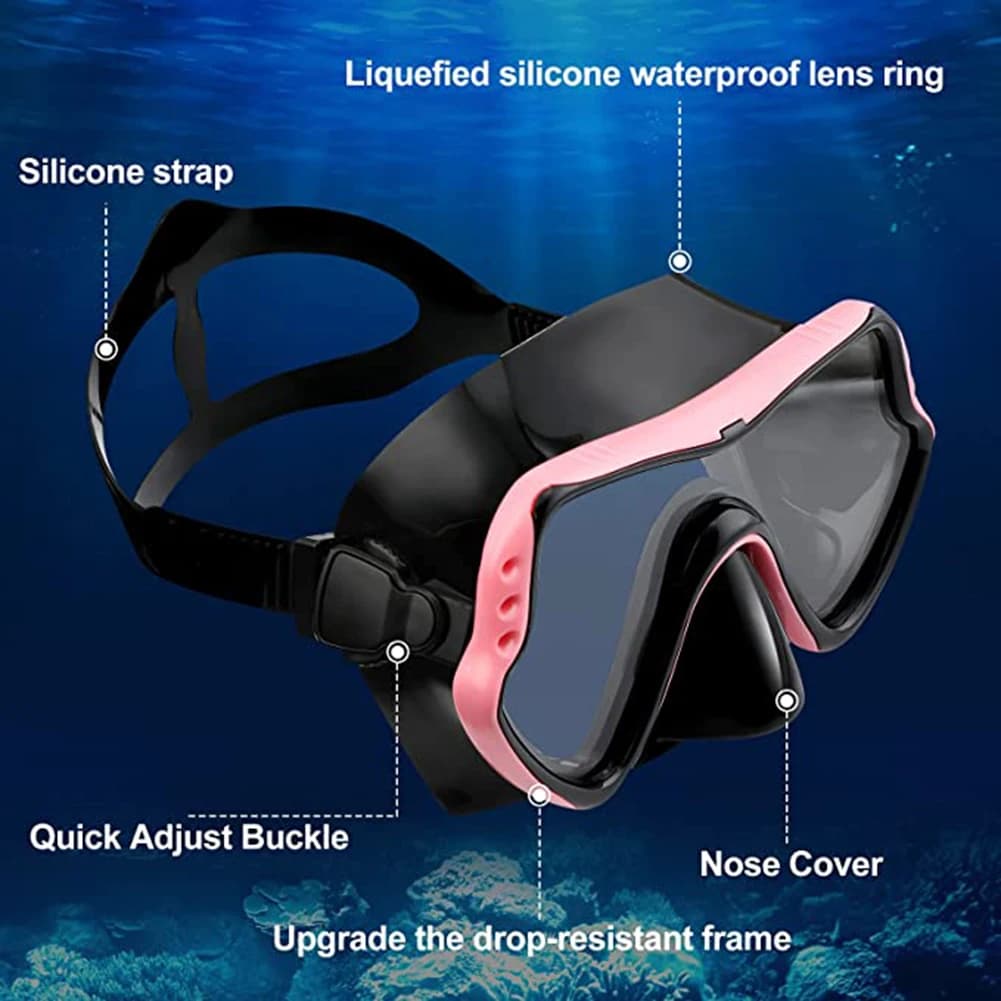 Silica gel diving glasses for woman outdoor diving mask for snorkeling diving accessories