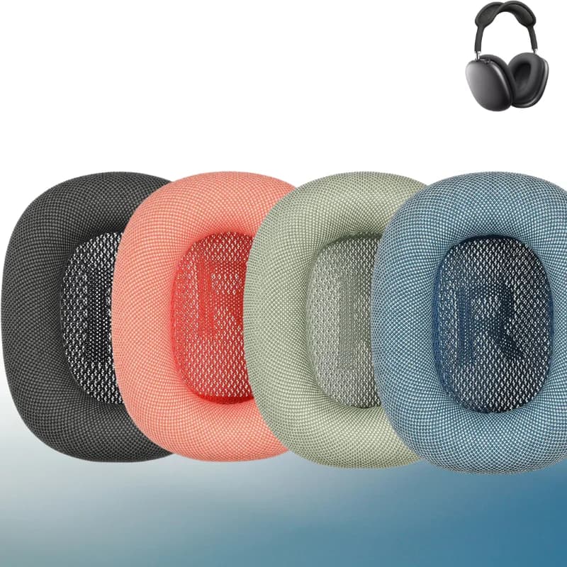 Cuscino per fascia per capelli e cuscinetti auricolari di ricambio per AirPods Max Comfort Cuscinetti per cuffie Memory Foam per cuscinetti per Airpodsmax