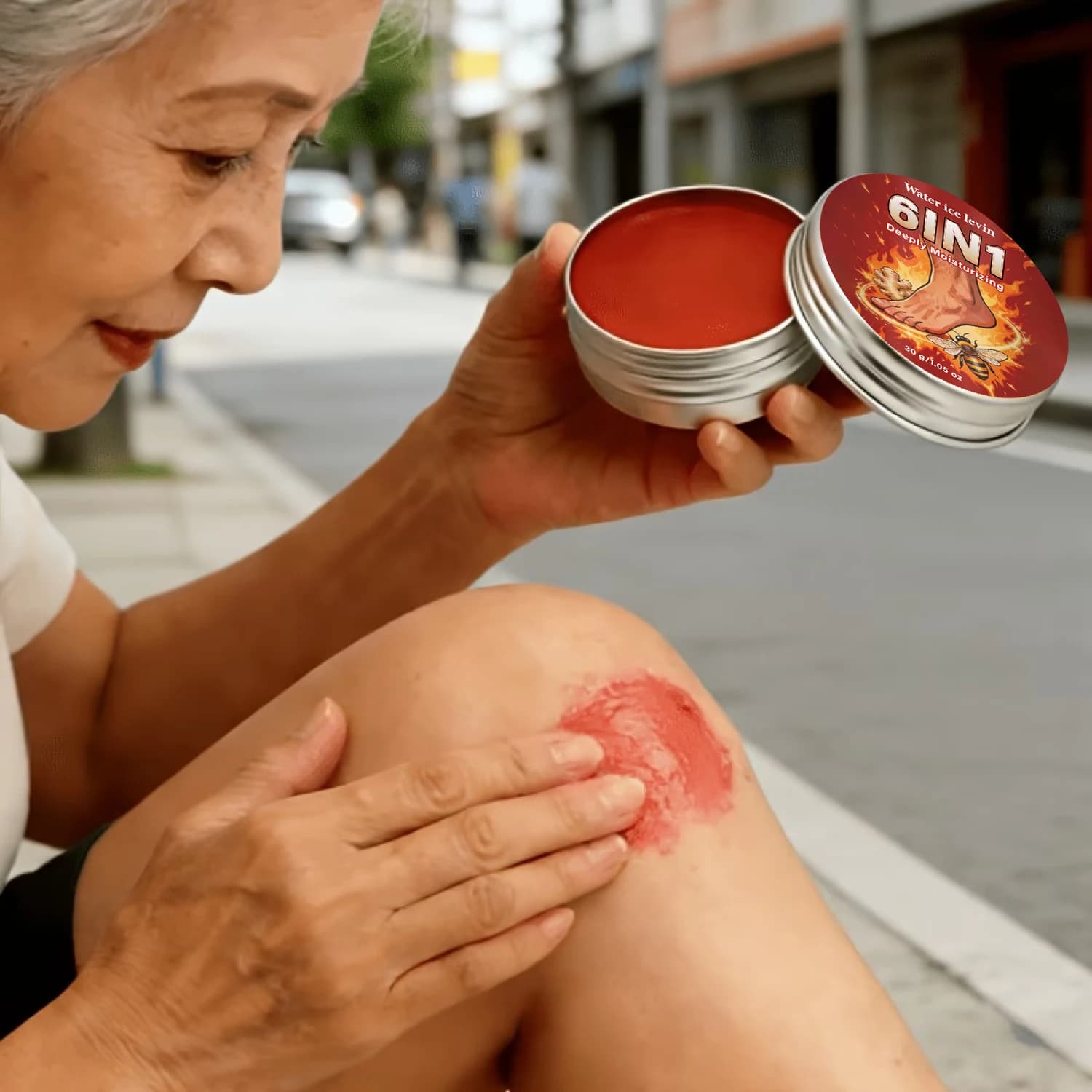 Deeply Moisturizing 6 In 1 Bee Venom Balm, NMN Collagen Firming Daily Foot & Body Skin Care