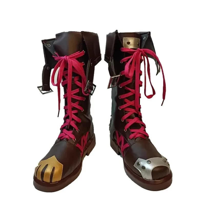 Gioco LOL Arcane Jinx Scarpe Cosplay Oggetti di scena Stivali Anime Costumi per feste di Halloween Accessori yj4k