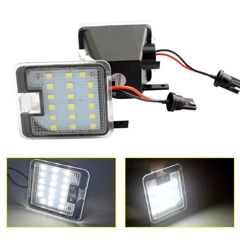 Luci Sottospecchio a LED Canbus per Ford SMax CMax Kuga Escape Monde 4 Focus 3 Grand 2, Accessori Auto