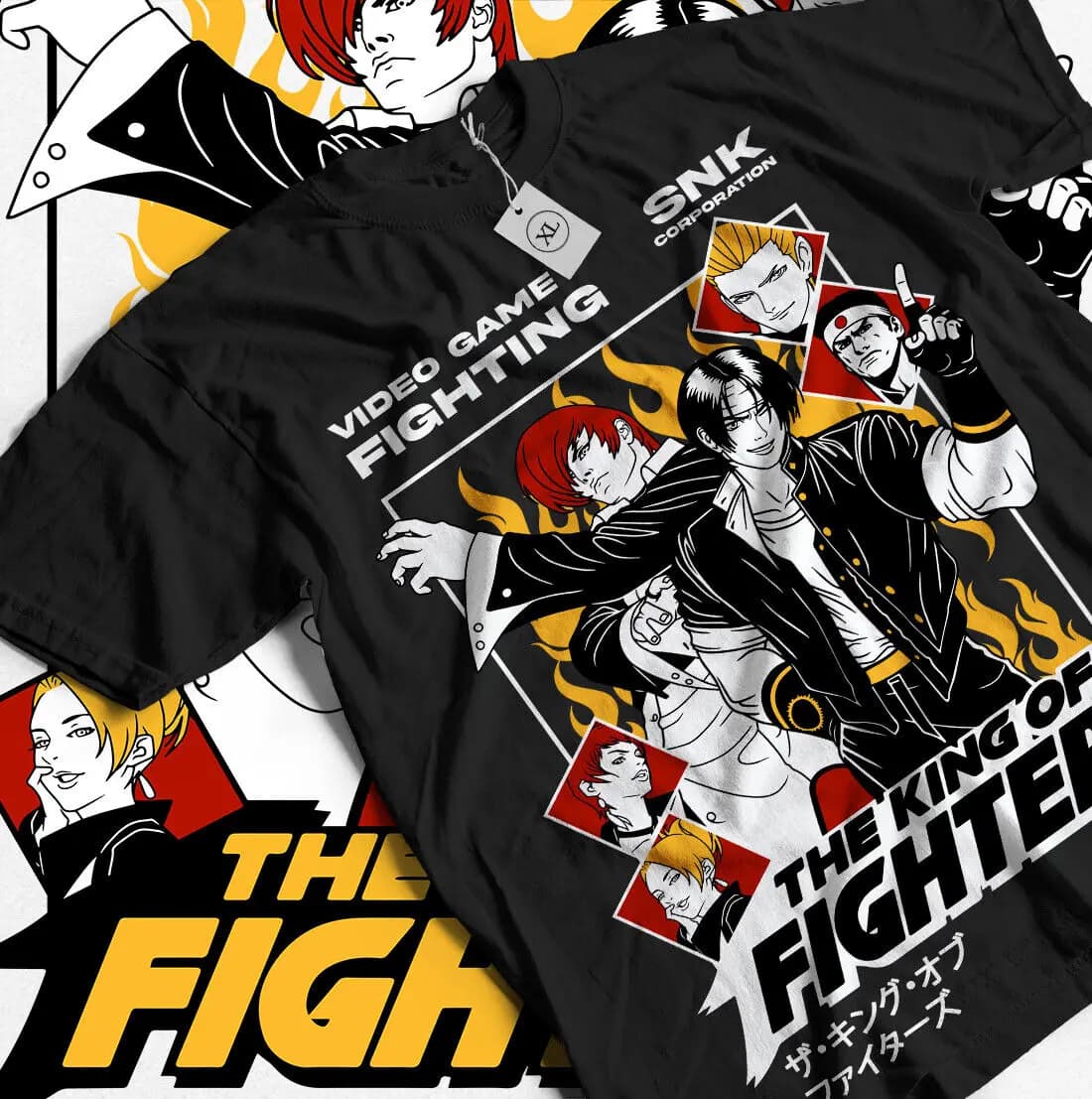 Vs King Of Fighters T-shirtSNK Chun Li vs Mai Anime Gift Shirt