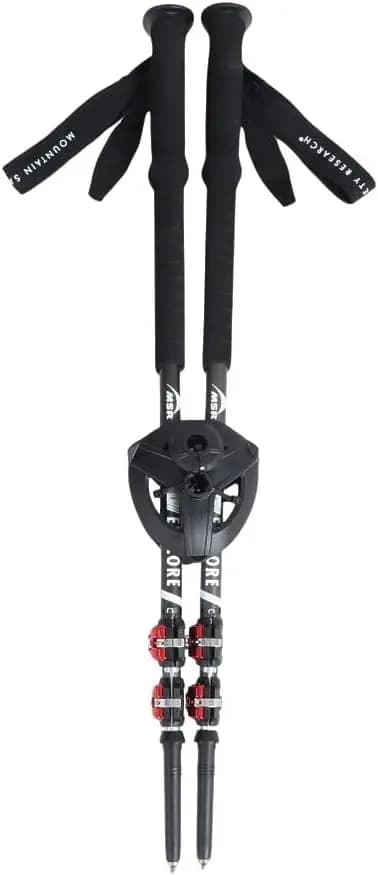 Trekking poles in Aluminium 3 Sections for Hiking and Exploring, Lightweight and Adjustable