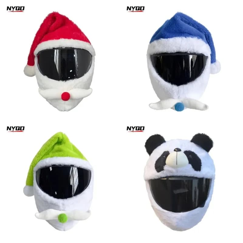casco vintage Accessori moto Copertura protettiva per casco Maschera personalizzata Locomotiva Stitch Copricapo per cartoni animati