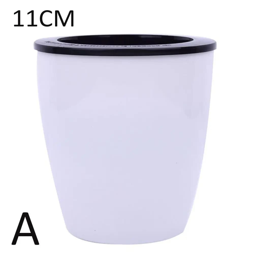 Vaso Automatico in Plastica per Piante da Ufficio e Giardino, Decorazione da Scrivania, Cesto per Piante, Vasi per Fiori per Arredamento Casa